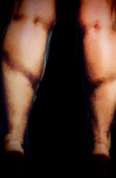 Woman with Muscular Calves