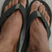 Italian man's feet