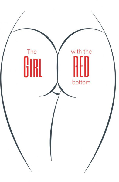 The girl with the red bottom